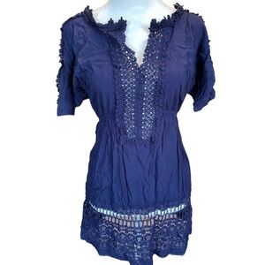 Solitaire Swim Blue cover up. Size M